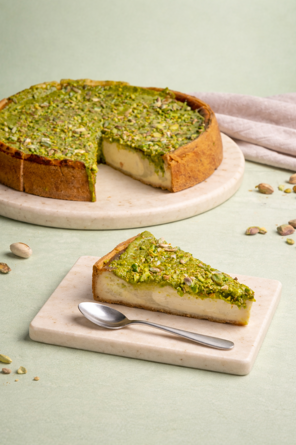 Flan pistache d'Antep